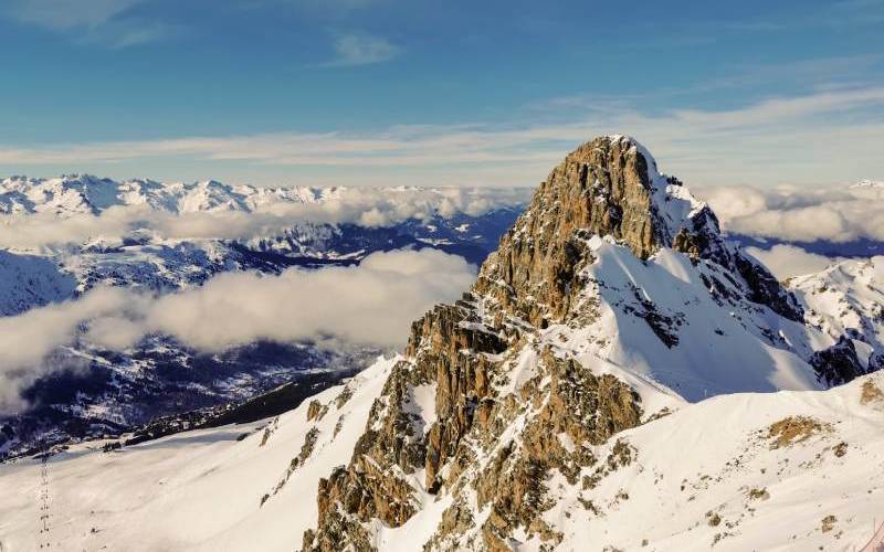 estacion esqui courchevel vistas