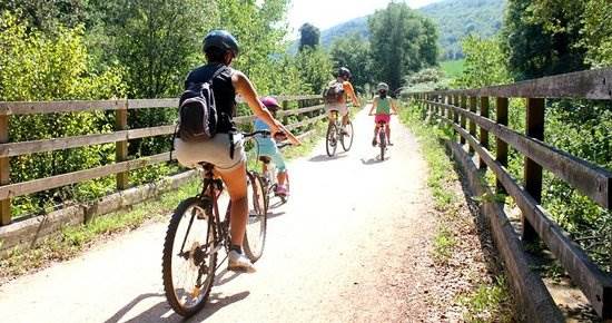 Vía verde bicicleta Gerona