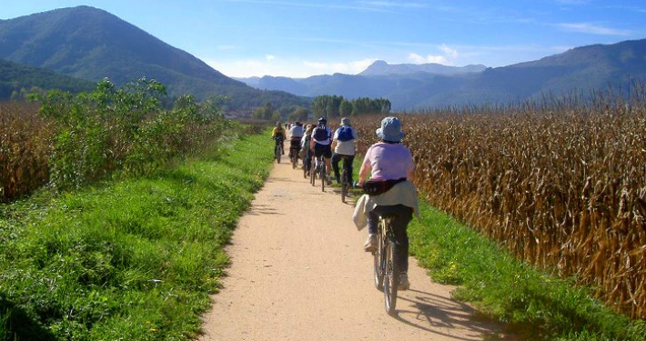 Ruta del Carrilet, Vía verde Girona