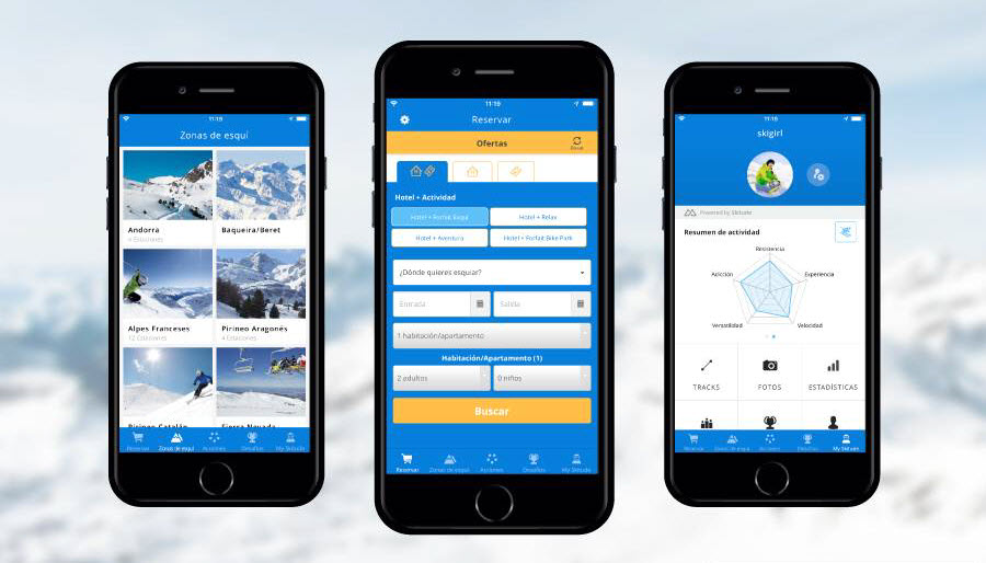 App Estiber: Aplicación ofertas esquí