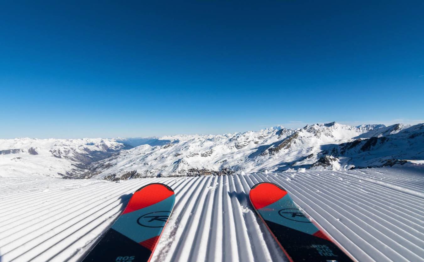 Estacion esqui Val Thorens Alpes franceses