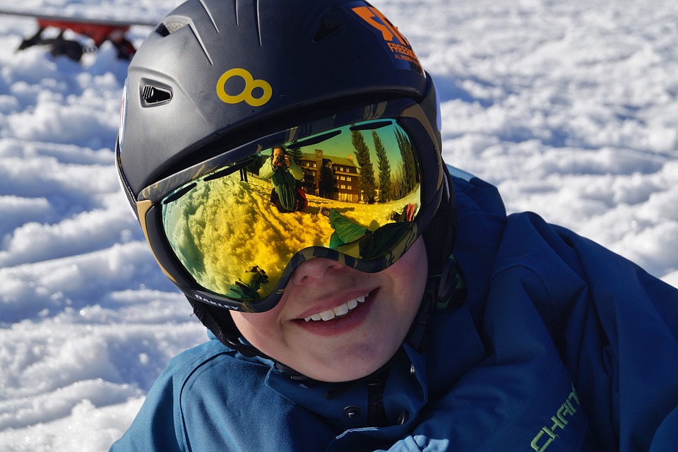 Gafas de snowboard, Ventisca, nieve