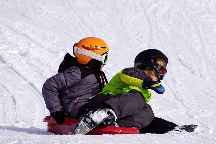 escapada a la nieve con niños