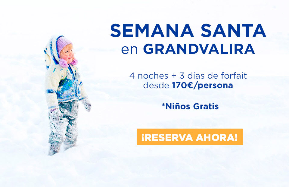 Ofertas esquí Grandvalira niños gratis