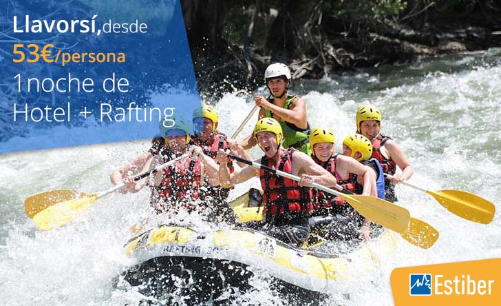 Ofertas rafting Llavorsí