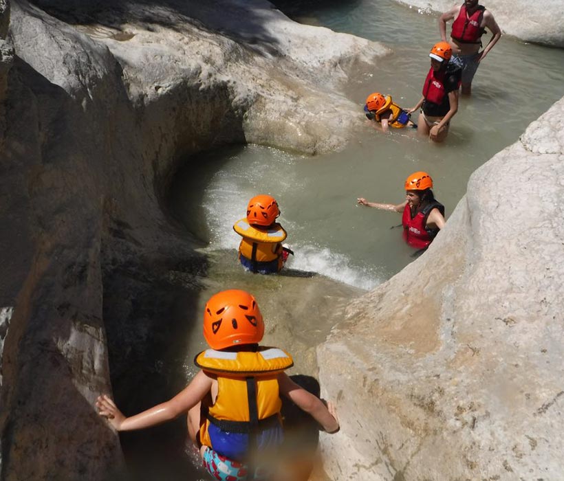 Barranquismo para niños