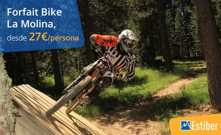 Fin de semana en Pirineo catalán: Oferta forfait bike park la Molina