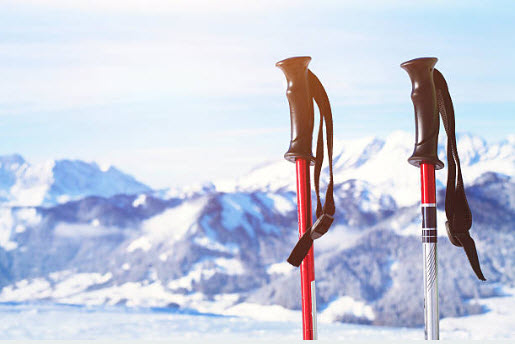 empuñadura bastones de esqui
