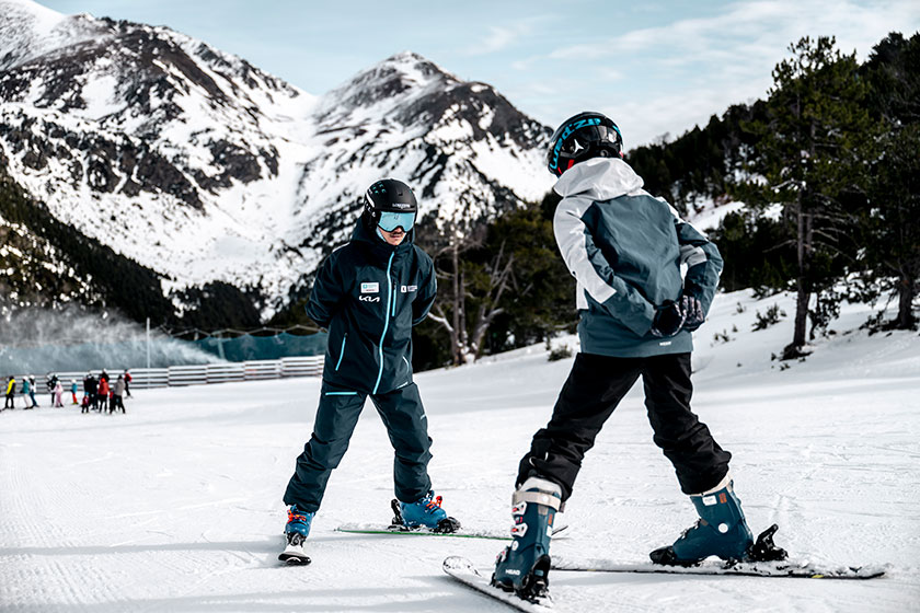 donde esquiar en andorra principiantes