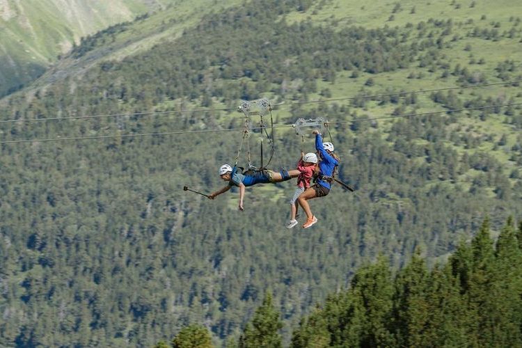 tirolina en andorra