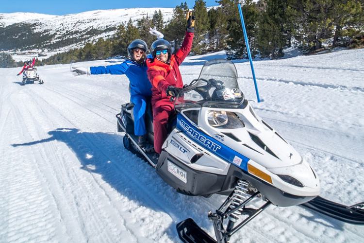 motos de nieve