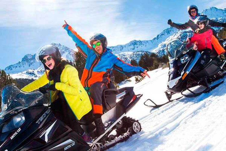 motos de nieve
