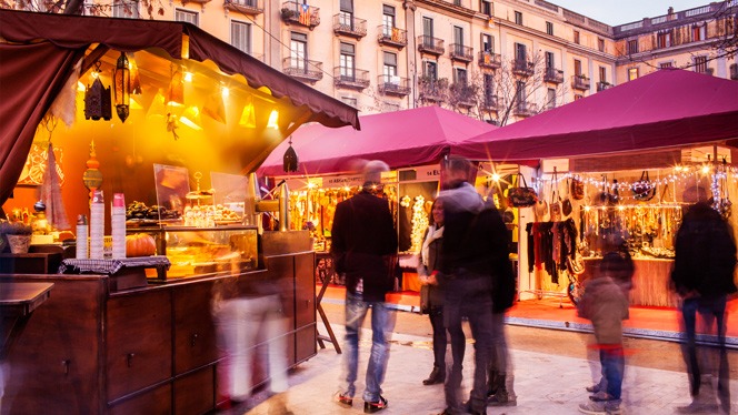 mercadillos navideños en Cataluña