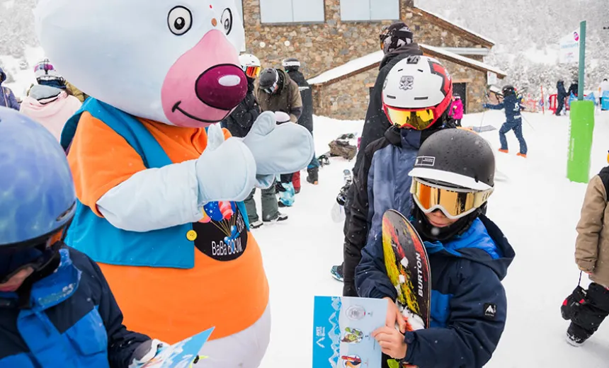 ir a la nieve con niños