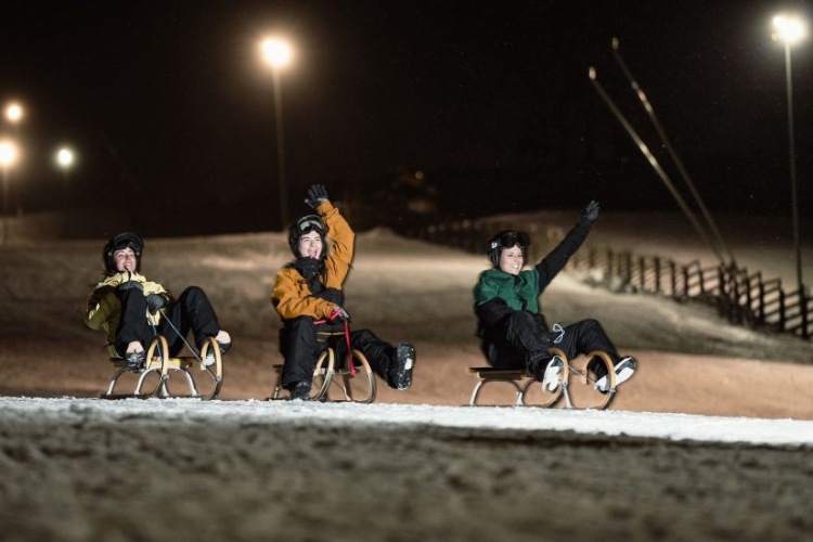 tobogganing formigal