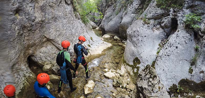 Canyoning à Pyrénées catalanes