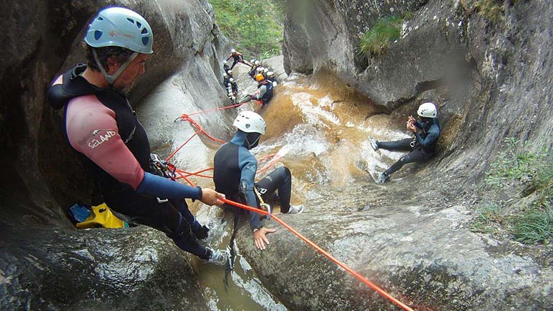 canyoning à Andorre